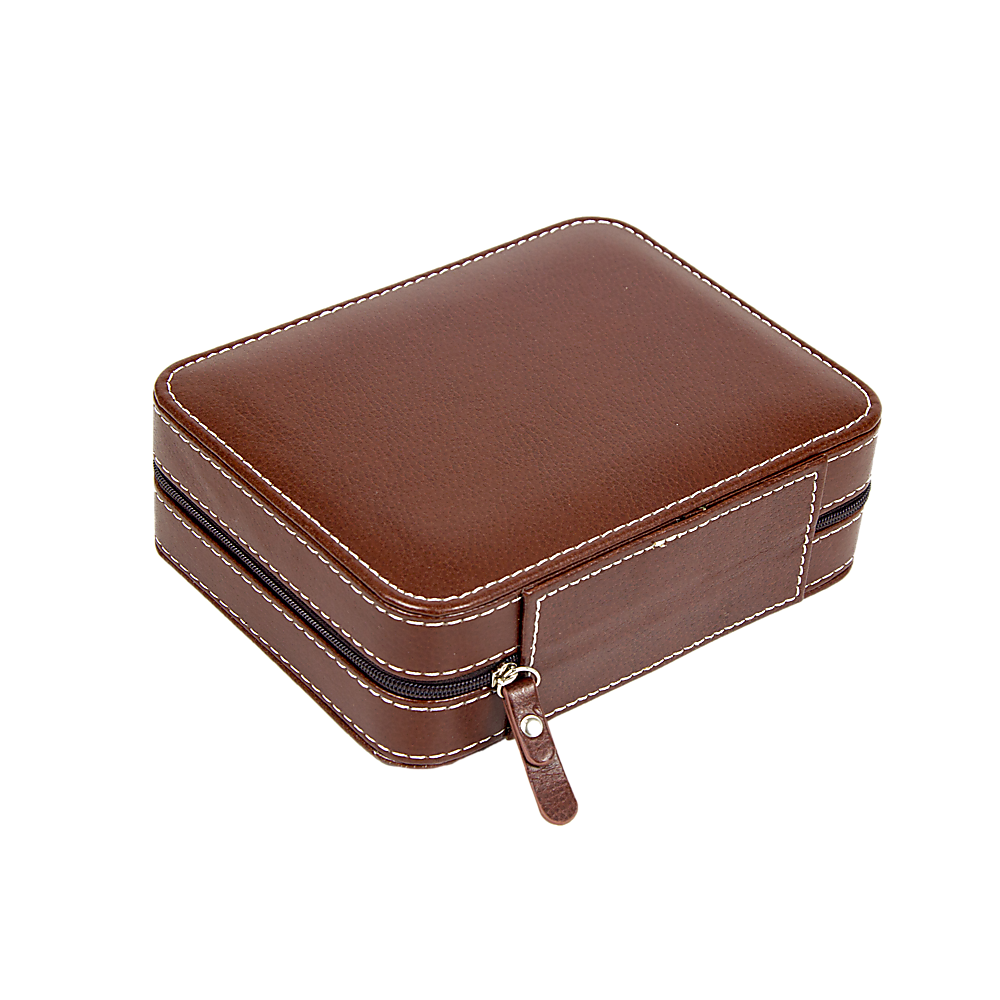 Watch Box Display Travel Case PU Leather - Silk Rolla