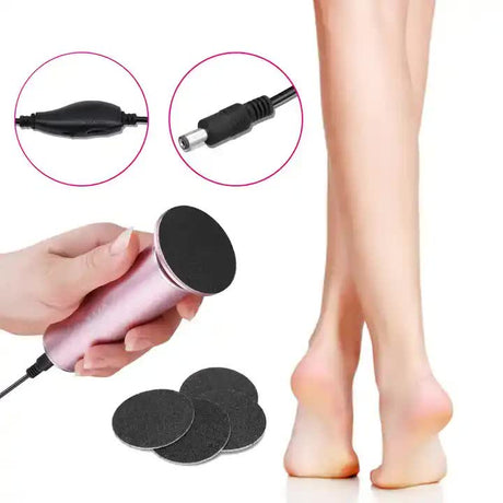 Electric Foot Callus Remover - Portable Pedicure Tool for Smooth Feet - Silk Rolla