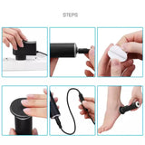 Electric Foot Callus Remover - Portable Pedicure Tool for Smooth Feet - Silk Rolla