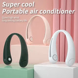 Portable Cooling Neck Fan | USB Rechargeable Hands-Free Wearable Fan - Silk Rolla