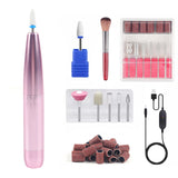 Portable Manicure & Pedicure Tool Set | Rechargeable Nail Drill Machine for Professional Results - Silk Rolla