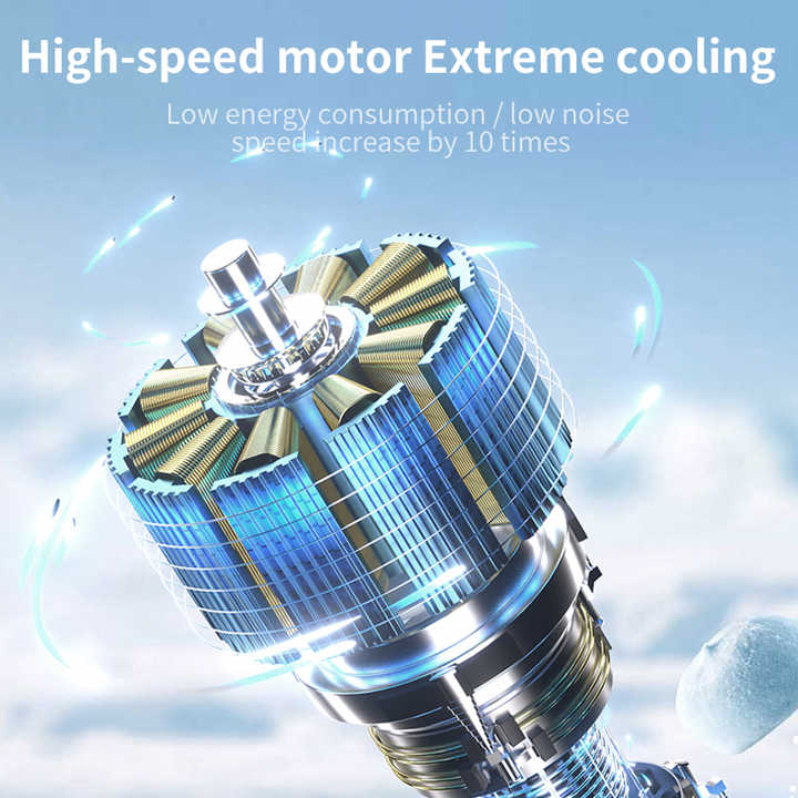 High-Speed Portable Cooling Fan - Silk Rolla