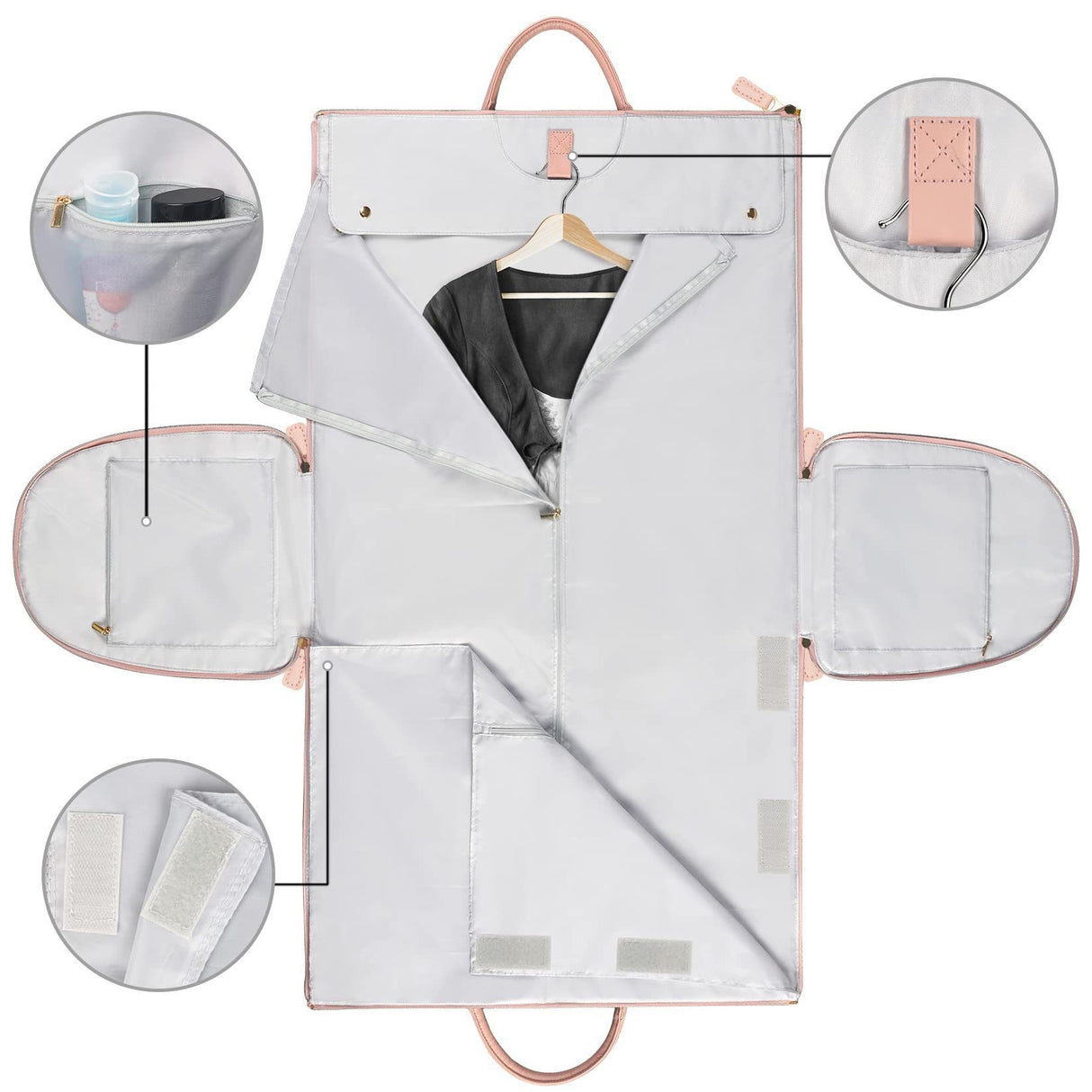 2-In-1 Carry On Garment Bag - Silk Rolla