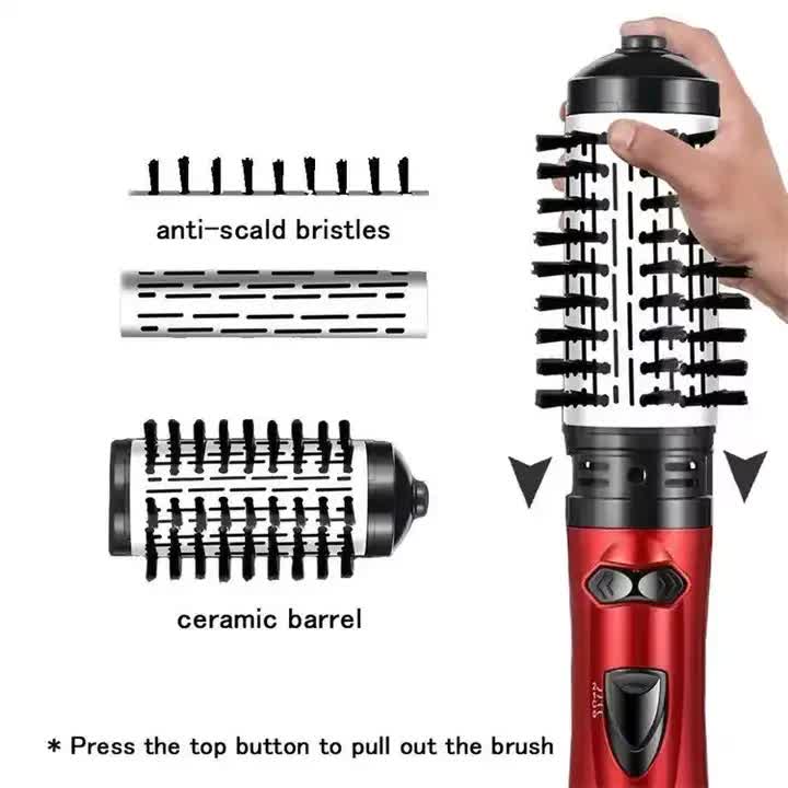 SILK ROLLA 2-In-1 Automatic Blowout Brush | Hot Air Styling Brush for Hair Drying & Styling - Silk Rolla