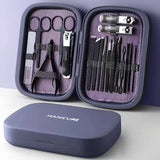 Professional 18-Piece Manicure and Pedicure Set - Silk Rolla