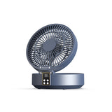 Remote-Control Mini USB Fan with Wall-Mount Design | Night Light & Digital Display for Convenient Cooling - Silk Rolla