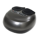 Luxury Automatic Shiatsu Foot Massager | Black Foot & Calf Massager with Air Compression, Adjustable Intensity & Digital Display - Silk Rolla