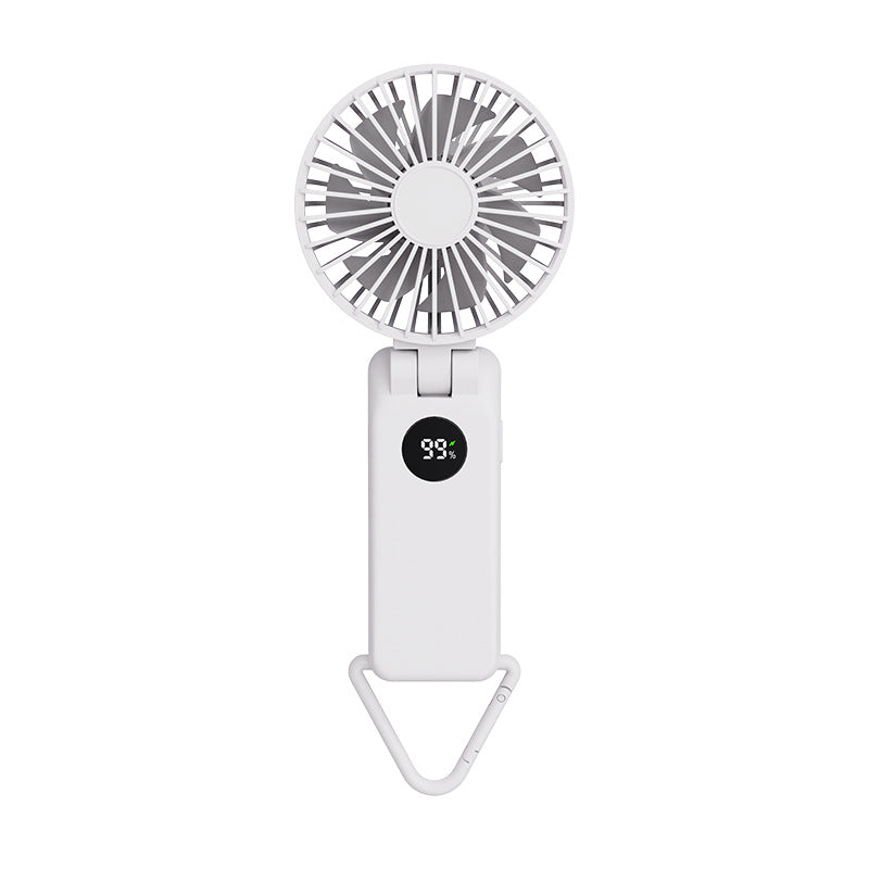 Portable Handheld Fan with 2000mAh Battery | 3-in-1 Desk, Handheld & Hanging Design - Silk Rolla