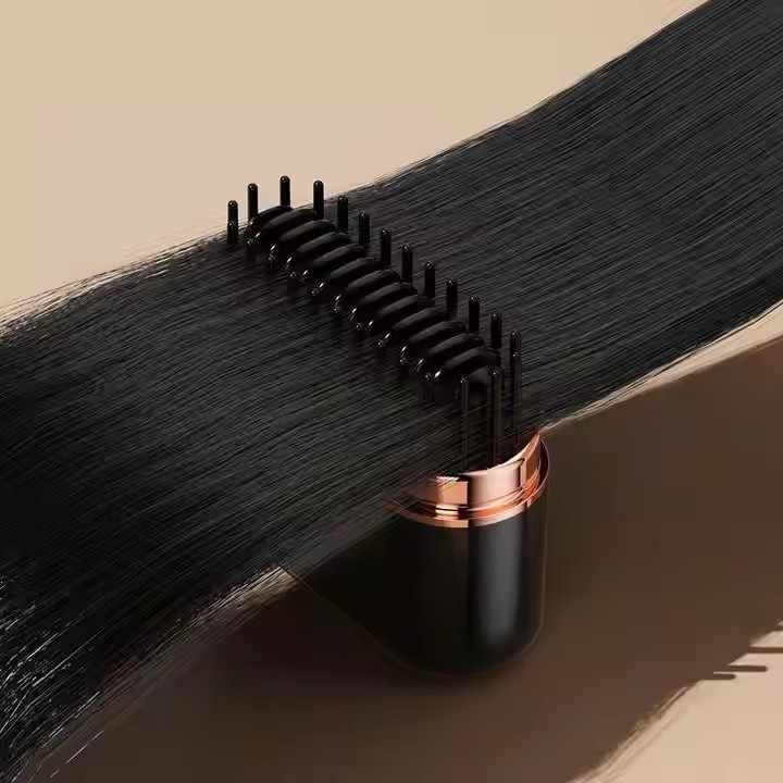 SILK ROLLA - Wireless Hair Straightening Brush with Adjustable Temperature