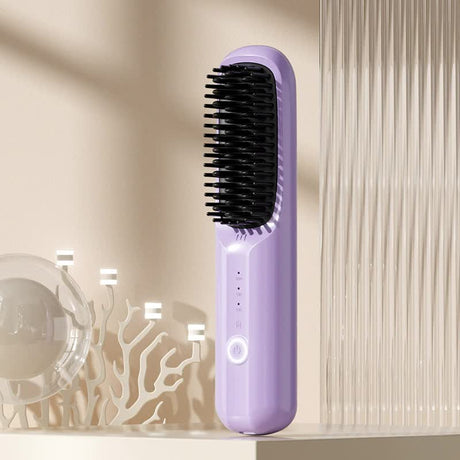 SILK ROLLA Portable Hair Straightening Brush - Silk Rolla