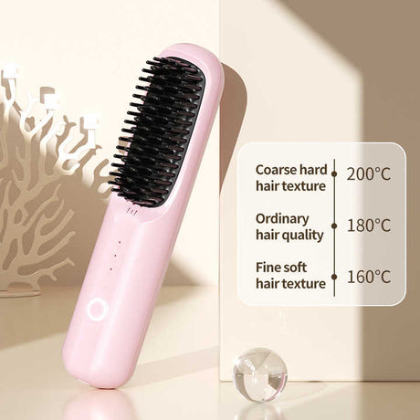 SILK ROLLA Portable Hair Straightening Brush - Silk Rolla