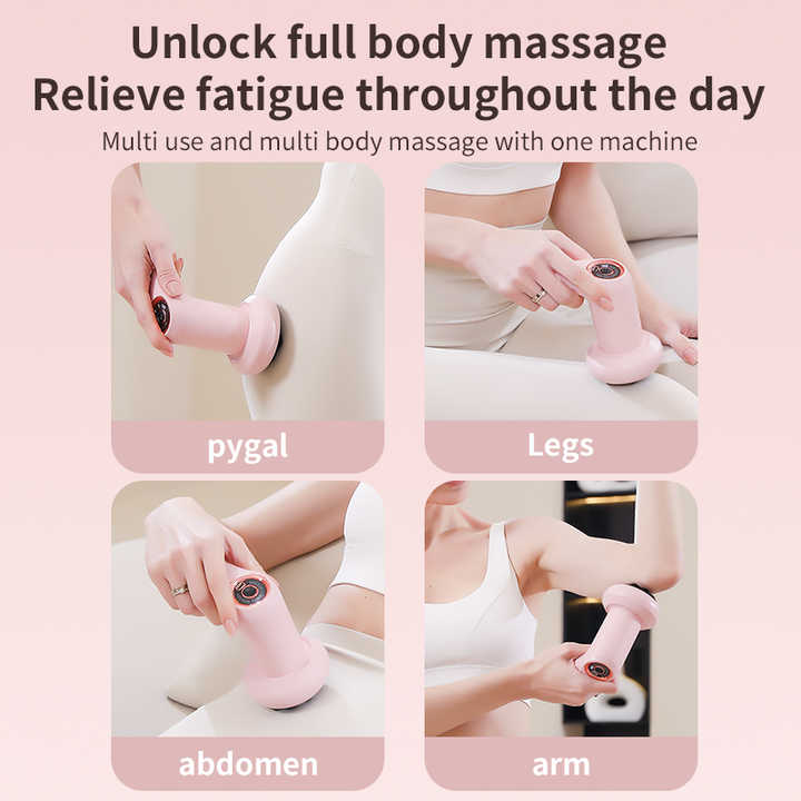 Portable Electric Body Sculpting Massager - Slimming and Relaxation Tool - Silk Rolla