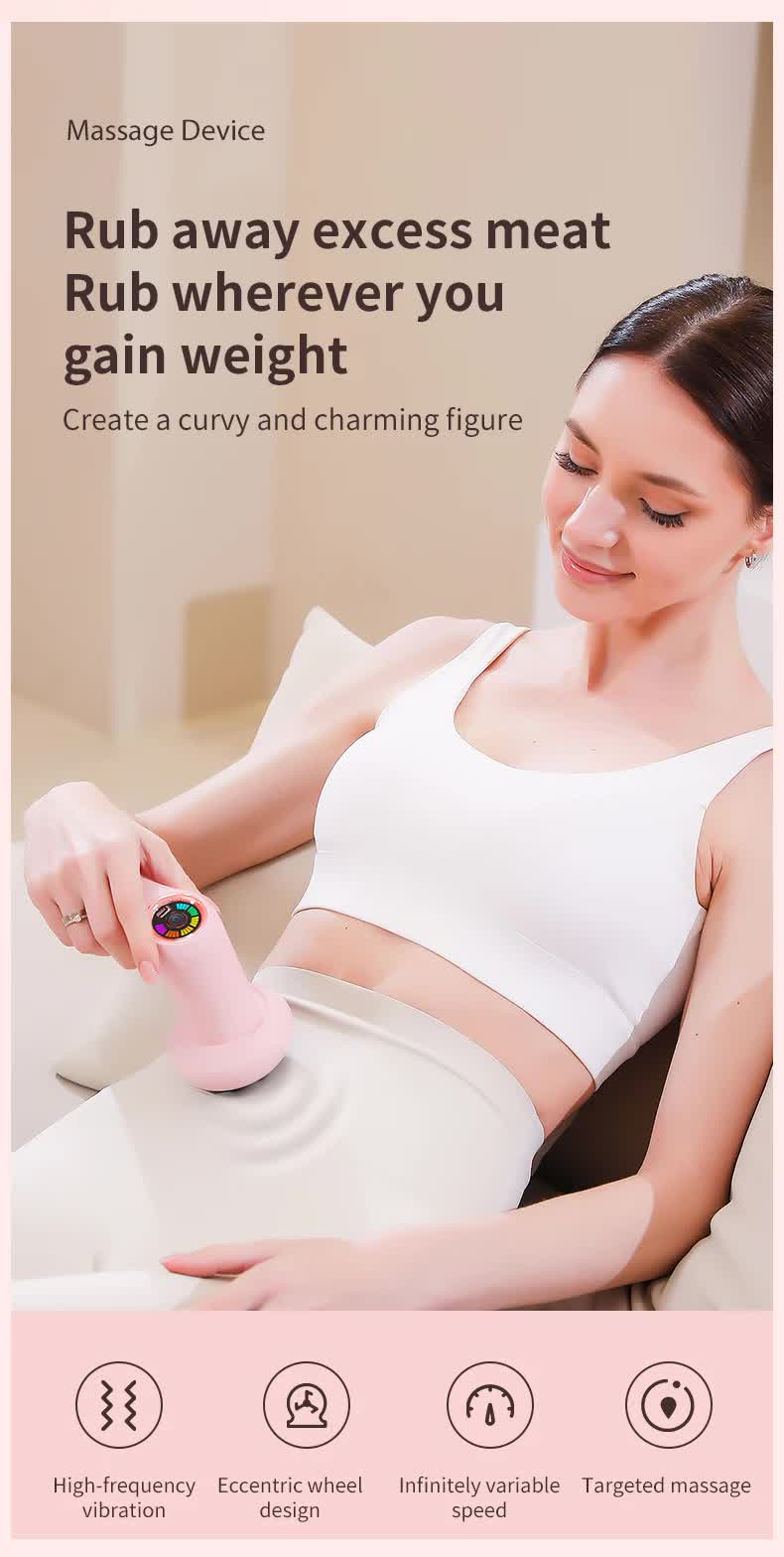 Portable Electric Body Sculpting Massager - Slimming and Relaxation Tool - Silk Rolla