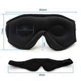 Bluetooth Sleep Eye Mask - Ultra Soft Wireless Music Mask for Travel, Meditation, and Sleep - Silk Rolla