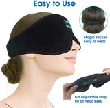 Bluetooth Sleep Eye Mask - Ultra Soft Wireless Music Mask for Travel, Meditation, and Sleep - Silk Rolla