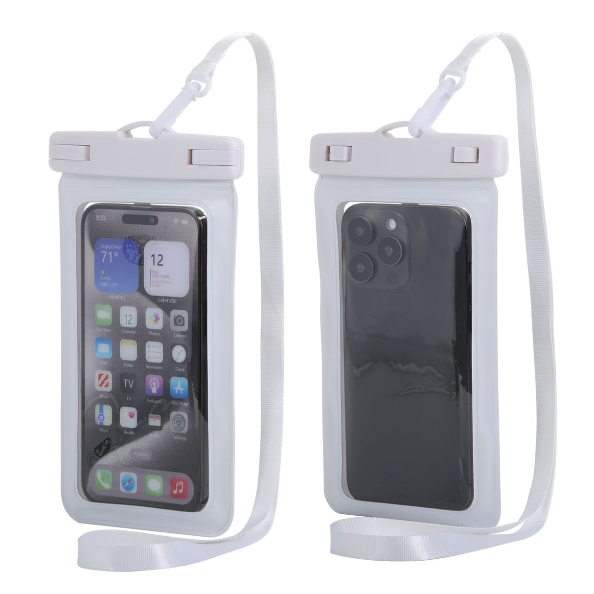 Waterproof Phone Pouch | Clear Touchscreen Window with Lanyard for Secure Underwater Use - Silk Rolla