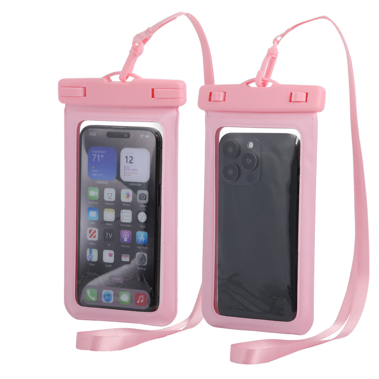 Waterproof Phone Pouch | Clear Touchscreen Window with Lanyard for Secure Underwater Use - Silk Rolla