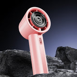 High-Power Portable Handheld Fan | Digital Display & USB Rechargeable Personal Cooler - Silk Rolla