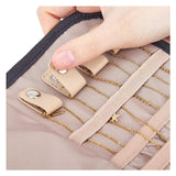 Portable Travel Jewellery Organiser | Foldable Storage Pouch for Earrings, Rings & Necklaces - Silk Rolla