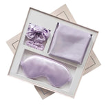 Luxury Satin Sleep Gift Set | 4-Piece Set with Eye Mask, Pillowcase & Scrunchies for Ultimate Relaxation - Silk Rolla