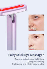 LED Light Therapy Face Wand | Portable EMS Microcurrent Device for Dark Circles, Wrinkles & Skin Firming - Silk Rolla