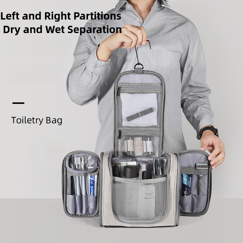 Large Travel Toiletry Bag | Hanging Organiser for Cosmetics & Personal Care