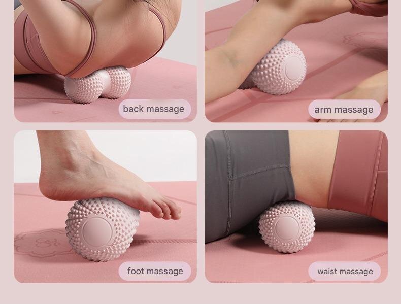 2-Pack Fascia Ball Foot Arch Massager | Peanut Ball for Muscle Relaxation & Pain Relief