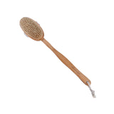 Bamboo Bath & Body Brush | Long Handle Exfoliating Brush for Smooth Skin - Silk Rolla