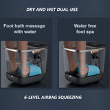 Deluxe Foot Spa Massager, Dry & Wet Dual-Use Foot Bath with Heat Therapy - Silk Rolla