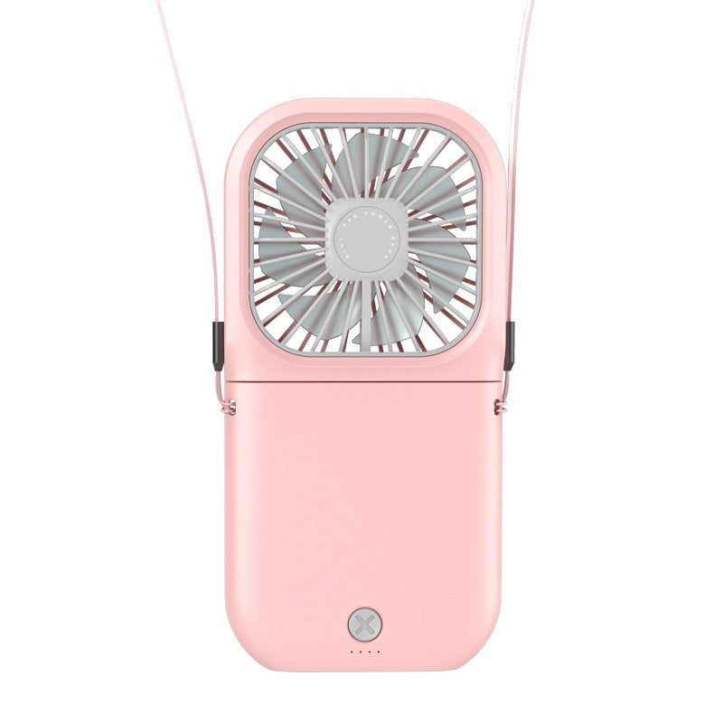 Portable Handheld Folding Fan | Compact USB Rechargeable Personal Cooling - Silk Rolla