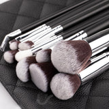 Professional Makeup Brush Set - Silk Rolla