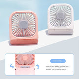 Portable Handheld Folding Fan | Compact USB Rechargeable Personal Cooling - Silk Rolla