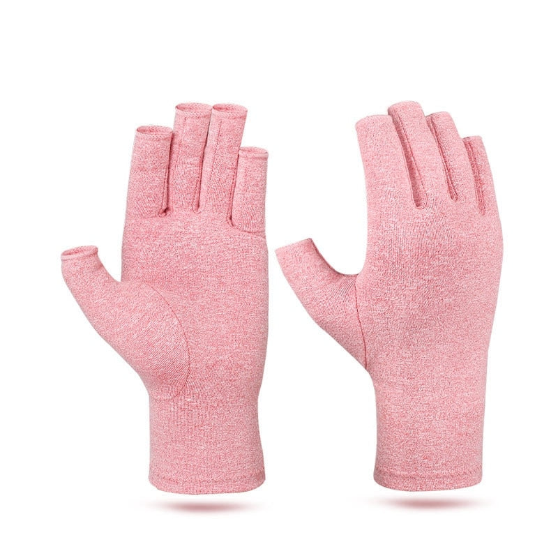 Compression Gloves, Therapeutic Heated Pain Relief for Joints - Silk Rolla