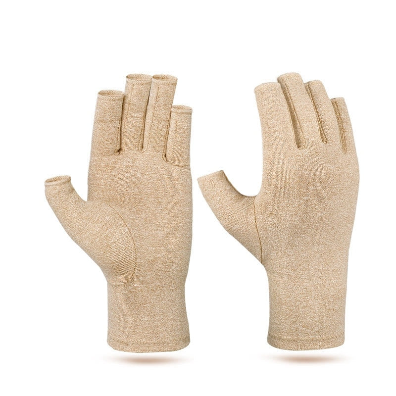 Compression Gloves, Therapeutic Heated Pain Relief for Joints - Silk Rolla