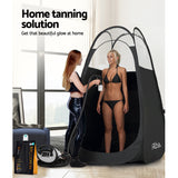 Portable Pop Up Tanning Tent - Black - Silk Rolla