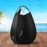 Portable Pop Up Tanning Tent - Black - Silk Rolla