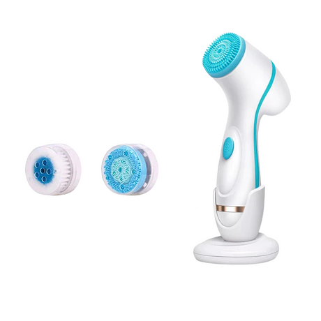 Ultrasonic Facial Cleansing Brush Set - Silk Rolla